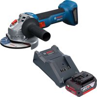 Bosch GWS 18V-8 Professional Akku Winkelschleifer 18 V 125 mm Brushless + 1x Akku 4,0 Ah + Ladegerät