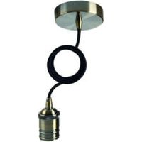 Suspension métallique marron- bronze - 1,1 m - E27 - 241606 - Girard Sudron