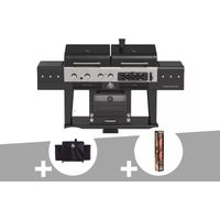 Barbecue hybride Memphis Ultimate version 2,0 + Housse de protection + Papier boucher - Pit Boss