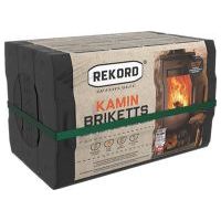 REKORD Braunkohlebriketts 10kg Kaminbriketts Kamin Kohle Briketts Brennstoff