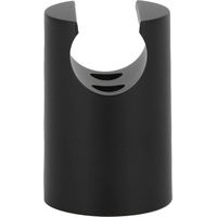 Shower Head Holder, Handheld Shower Head Wall Mount, Bathroom Hardware Clamp Holder(Black)