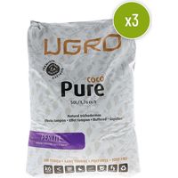 Lot de 3 sacs PURE PERLITE 50L - U-GRO