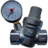 Riduttore di pressione dell'acqua 3/4"" GW con manometro