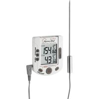 TFA Dostmann 14.1503 Küchen-Thermometer Ofen- und Kerntemperatur, mit Touchscreen, mit Timer, Alarm
