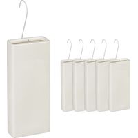 Humidificateur D’Air Pour Le Radiateur, Lot Pratique De 6, À Suspendre, En Céramique, Crème