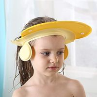 Bonnet de douche pour enfants, bonnet de douche bébé ajustable pour le bain, le shampoing et le rinçage des cheveux, visière de sécurité pour tout-petits, empêche l'eau de pénétrer dans les yeux et le