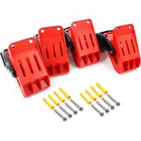 4PCS Car Floor Mat Washing Clamp Heavy Duty Foot Pad Holder Multi-Purpose Wall-Mounted Fixing Clips