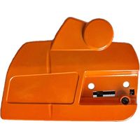 Couvercle de protection contre les copeaux, couvercle d'embrayage, couvercle de guide-chaîne, plaque latérale gauche pour tronçonneuse Husqvarna 460/455 (réf. 537286301).