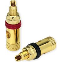 DYNAVOX Bananeneinbaubuchse PRO V, 2er-Set, vergoldet