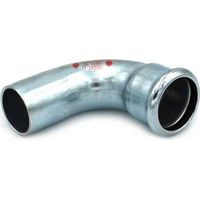 CURVA 90° MF A PRESSARE IN ACCIAIO CARBONIO STEEL PRES Misura: Diam. 22
