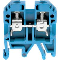 Durchgangsklemme Schraubanschluss 2 Anschlüsse 2,5mm² Querschnitt Blau