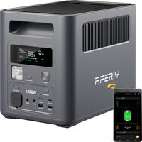 Tragbares Kraftwerk – AFERIY – P180 – 1024 Wh – 1800 W – LiFePO4-APP UPS – 11 Mehrzweckanschlüsse