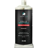 COLLE STRUCTURALE TRANSPARENT 2K PLASTIQUE 35 SEC 50ML