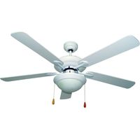 Deckenventilator Málaga, 132 cm, Weiß, 60 W, 5 Flügel, 4172