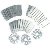 30x lames compatible avec Husqvarna Automower 435X AWD, 520, 550 (acier, 0.75mm)