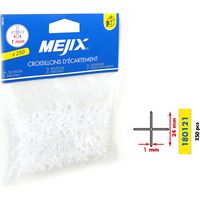 Espaciadores de 1 mm MEJIX 180121 - 250 piezas