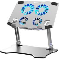 Support pour Ordinateur Portable Portable avec Ventilateur de Refroidissement pour Ordinateurs Portables 10 inch-17,3 inch pour
