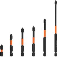Kit efficace de 6 pièces : perceuses à percussion magnétiques et tournevis électrique pour perceuses à percussion.