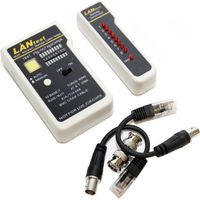 Wp tester de Netzwerk rj11 / rj12 / rj45 / bnc - Farbe weiß und schwarz
