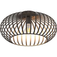 Globo - plafón - MAX - marrón - metal - Ø 40cm - E27 - 63270111