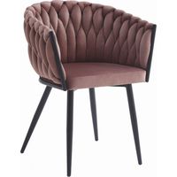 Leobert ORION silla rosa oscuro cómoda diseño atemporal