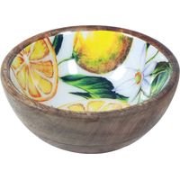 Signes Grimalt Bol Kitchen Bola Small Limons Dish Boxs and Trays Multicolor 15x15x6cm 16725