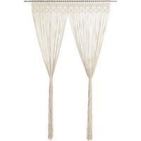 vidaXL Macrame Curtain 140x240 cm Cotton