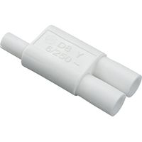 Mini-Stecker Y-Verteiler 230 V, Leistung max. 550 Watt
