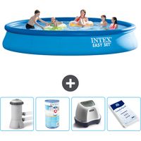 Intex Piscine Easy Set Ronde - 457x84 cm - 5-pièces S41212