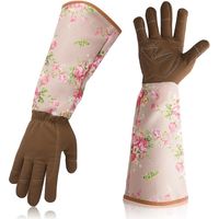 Gants de jardinage longs pour femmes Gants de jardin robustes résistants aux épines Gants de travail de jardin Gants
