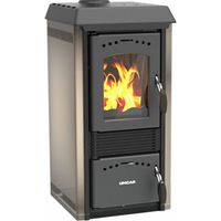 Lincar 8020034706152 Gioia Stufa a Legna 5,6 kW Classe A 147 m³ colore Cappuccino