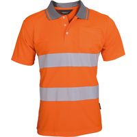 Polo camicia da lavoro Polo alta visibilità colore arancio taglia XL