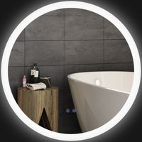 Miroir de salle de bain, fonction anti-buée, capteur tactile, miroir de salle de bain avec lumière LED