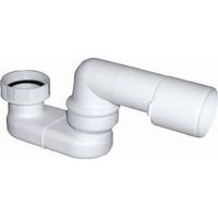 Sifón para plato de ducha stamar 1 1/2x40/50 instalación fácil resistente a la corrosión