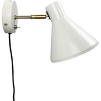 Lámpara Dyberg Larsen Sleep crema acero diseño minimalista