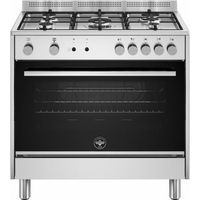 Bertazzoni La Germania Futura FTR965GXV/24 cucina Elettrico/Gas Gas Nero, Acciaio inox