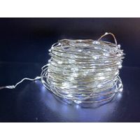 CATENA LUMINOSA 180 GOCCE LED C/GIOCHI BIA FREDDO