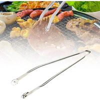 Pince à Saucisse BBQ,Pince Barbecue Longue Pinces à Retourner Les Saucisses pour Barbecue Pince Cuisine Inox Pince A Barbecue,40CM