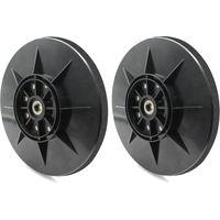 Lot de 2 Patin de ponçage auto-agrippant compatible avec Einhell TC-DW 225 TE-DW pour disques de ponçage de 225 mm pour ponceuse à cloison sèche