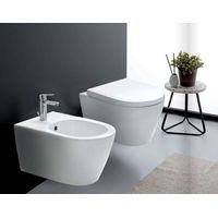 Sanitari Unicum Sospesi 52x36 cm Senza Brida con Copriwater Slim