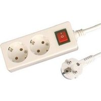 Mehrfachstecker Base 2 mit MEGA-Schalter 1,5 m Kabel GSC 0800792