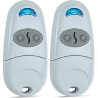 2PCS Télécommande Universelle de Portail, 433.92MHz Key Fob Transmitter Compatible avec Came Top432NA/432EE/432EV/432A/432M/432S/T432