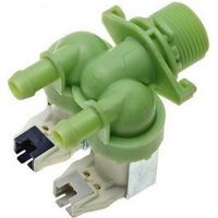 Ersatzteil - 2-Wege-Magnetventil 180° - - CANDY, HOOVER, ROSIERES, ZEROWATT, BRANDT, LAMONA, DE DIETRICH, HAIER, IBERNA, OTSEIN, TERZISMO, TEKA, JINLING