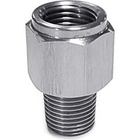 Adaptateur de pression d'huile en acier inoxydable, raccord 1/8 NPT vers M10x1,0 pour manomètre de température
