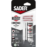 Sader – Colle résistante métal 10g – Colle bicomposante pour collages ultrarésistants sur métal – Répare et rebouche