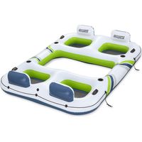 Hydro-Force Floating Island White and Blue and Green PVC Bestway