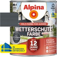 Alpina Wetterschutz-Farbe deckend anthrazitgrau 2,5L - 951211