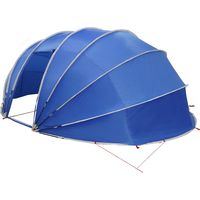 Vidaxl – Dôme de tente de piscine 538 x 440 x 204 cm – Polyester 185T résistant aux intempéries – Protection UV et ignifuge – Portes zippées