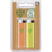Briquet Cricket Eco Original Flamme Fixe, Sécurité Enfant, éco-responsable - Cricket