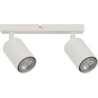 Plafoniera Sigma Zoom bianca barra orientabile 2xGU10 25W